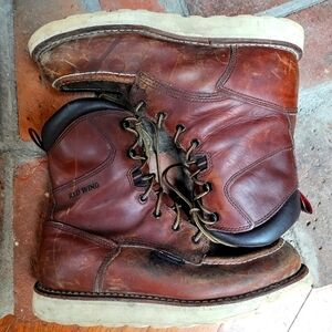 Red Wing Men's  Brown Work Boots Size 9